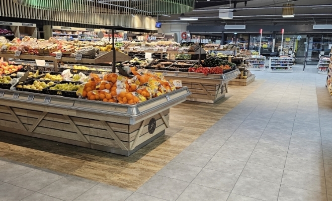 Supermarché dans les Pyrénées-Orientales